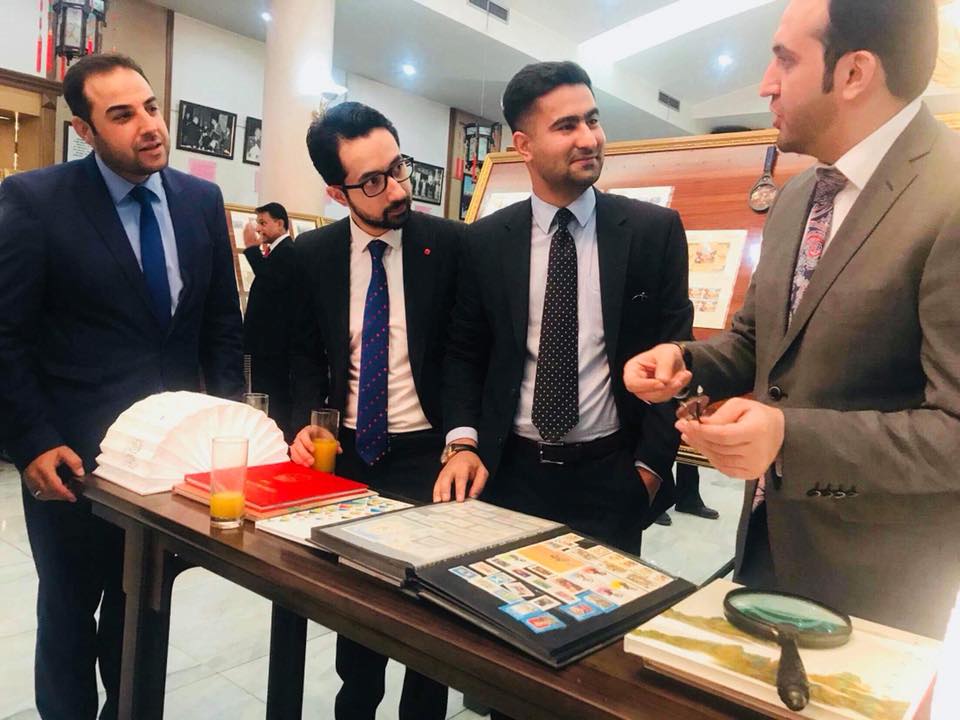 Afghan Post Subscription at the Exhibition The postcards on the occasion of the celebration of the ninth day of the creation of the People's Republic of China